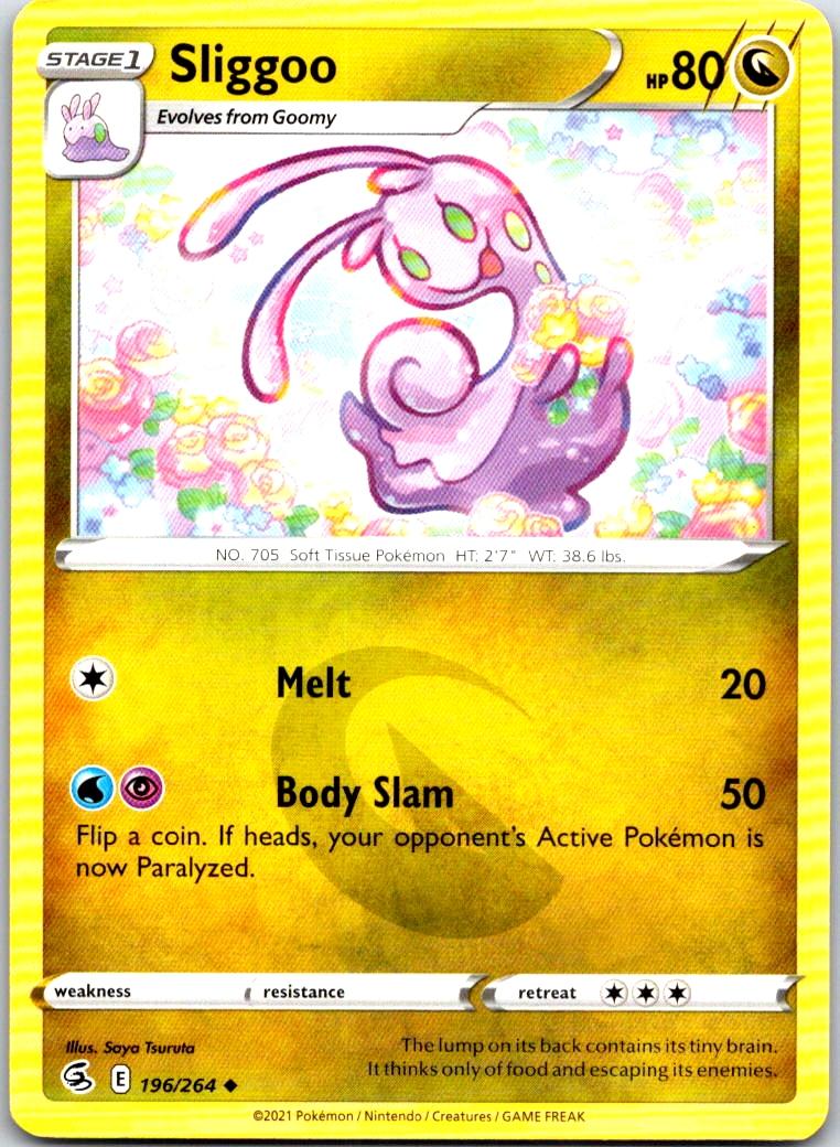 Sliggoo - 196/264 - - FUSION STRIKE - Pokemon - Uncommon | AB11-12