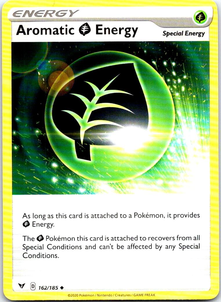 Aromatic Grass Energy - 162/185 - - VIVID VOLTAGE - Pokemon - Uncommon | AB15-1