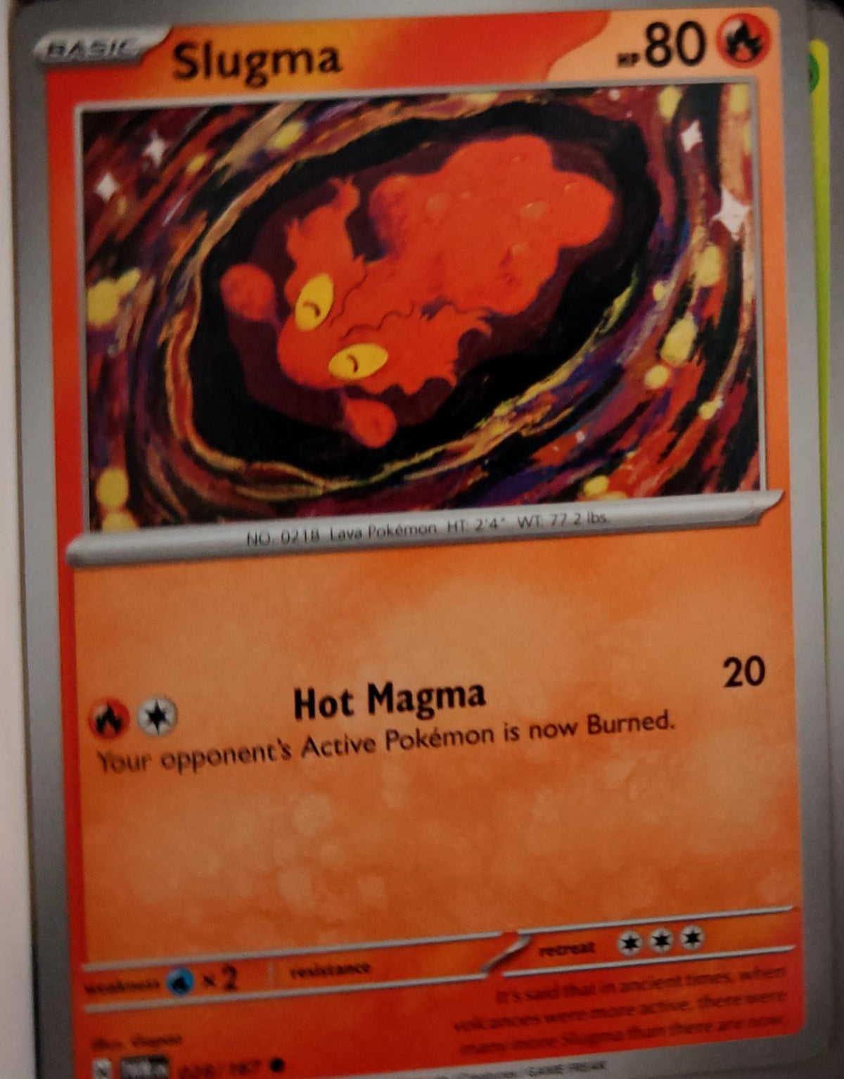Slugma - 028/167 - - TWILIGHT MASQUERADE - Pokemon - Common | AA39-45