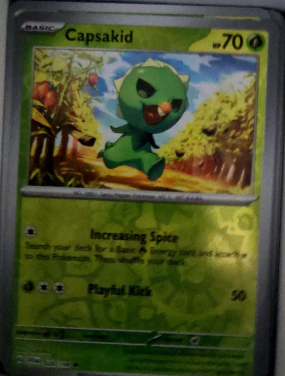 Capsakid - 028/198 - Reverse Holo - SCARLET & VIOLET - Pokemon - | AA49-31