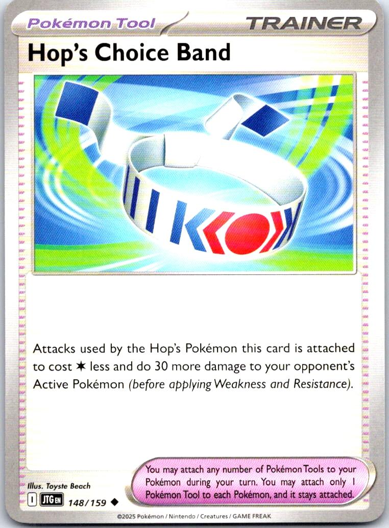 Hop's Choice Band - 148/159 - - JOURNEY TOGETHER - Pokemon - Uncommon | AB22-21