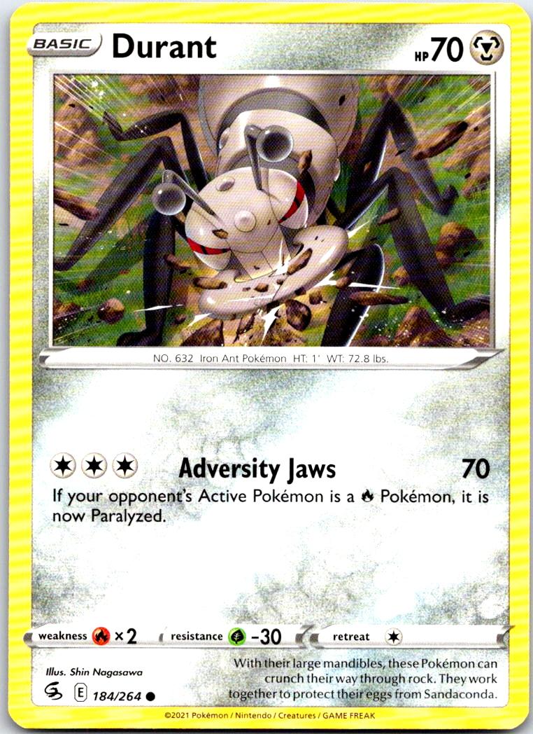 Durant - 184/264 - - FUSION STRIKE - Pokemon - Common | AB40-43