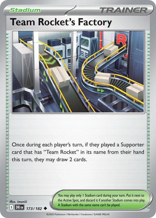 Team Rocket's Factory - 173/182 - - DESTINED RIVALS - Pokemon - | AA40-73