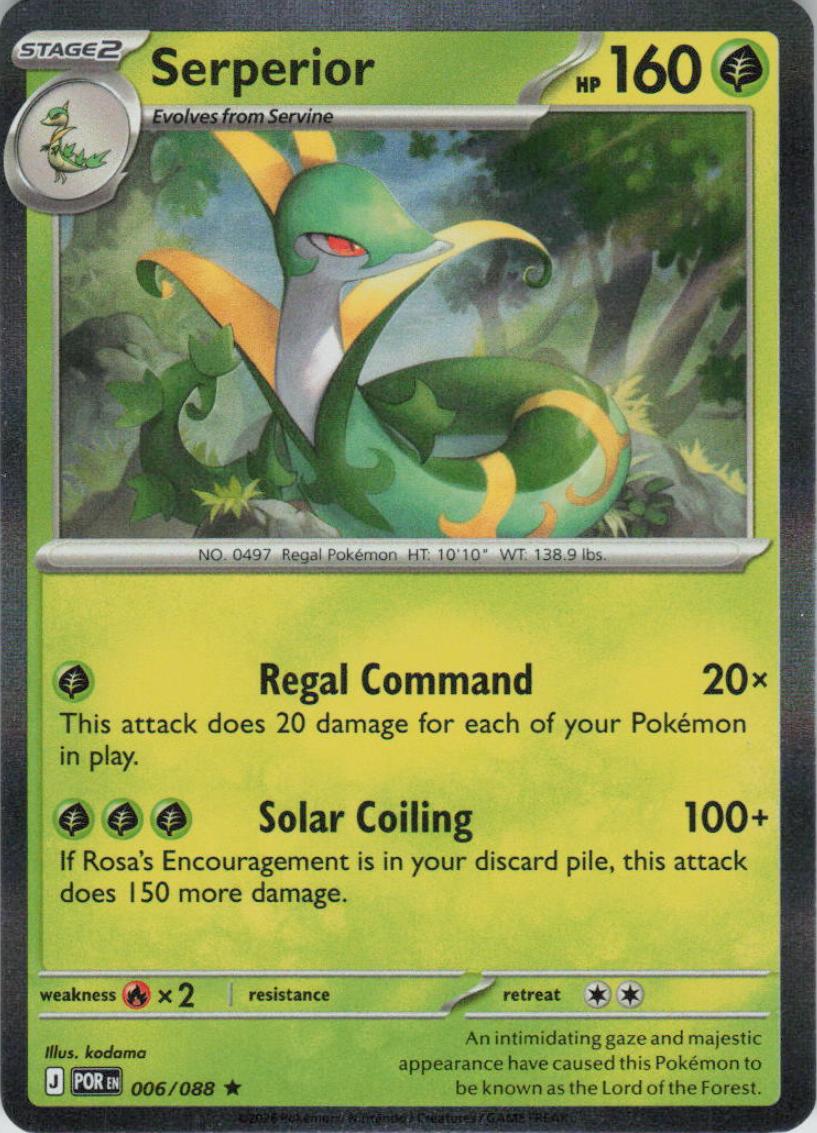 Serperior - 006/088 - Holo - PERFECT ORDER - Pokemon - Rare | AA13-27