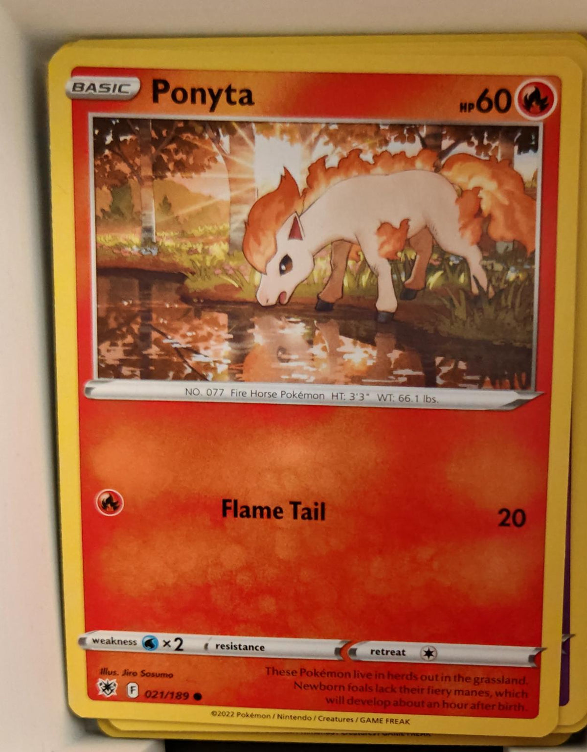Ponyta - 021/189 - - ASTRAL RADIANCE - Pokemon - Common | AA21-21