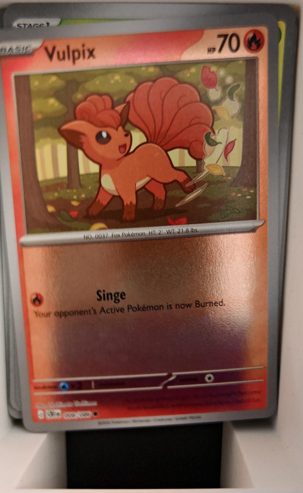 Vulpix - 008/086 - Reverse Holo - CHAOS RISING - Pokemon - Common | AA24-58