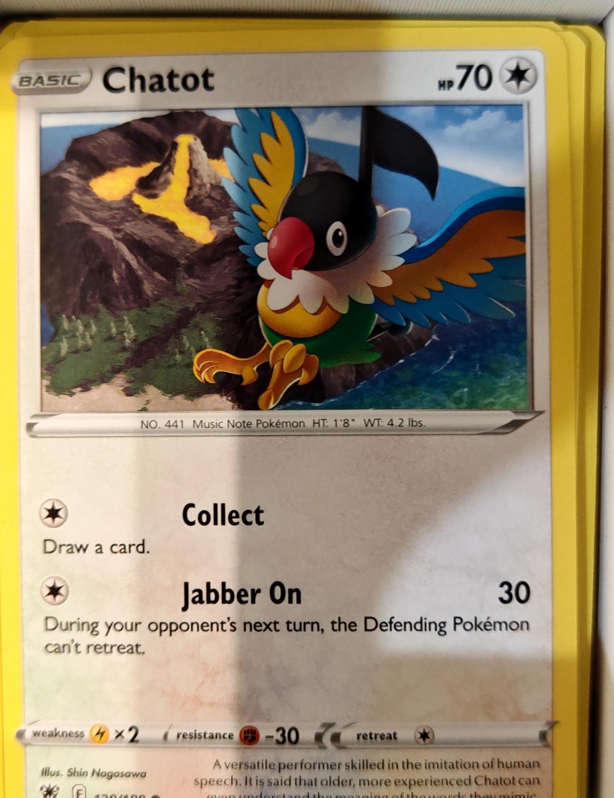 Chatot - 129/189 - - ASTRAL RADIANCE - Pokemon - Common | AA73-30