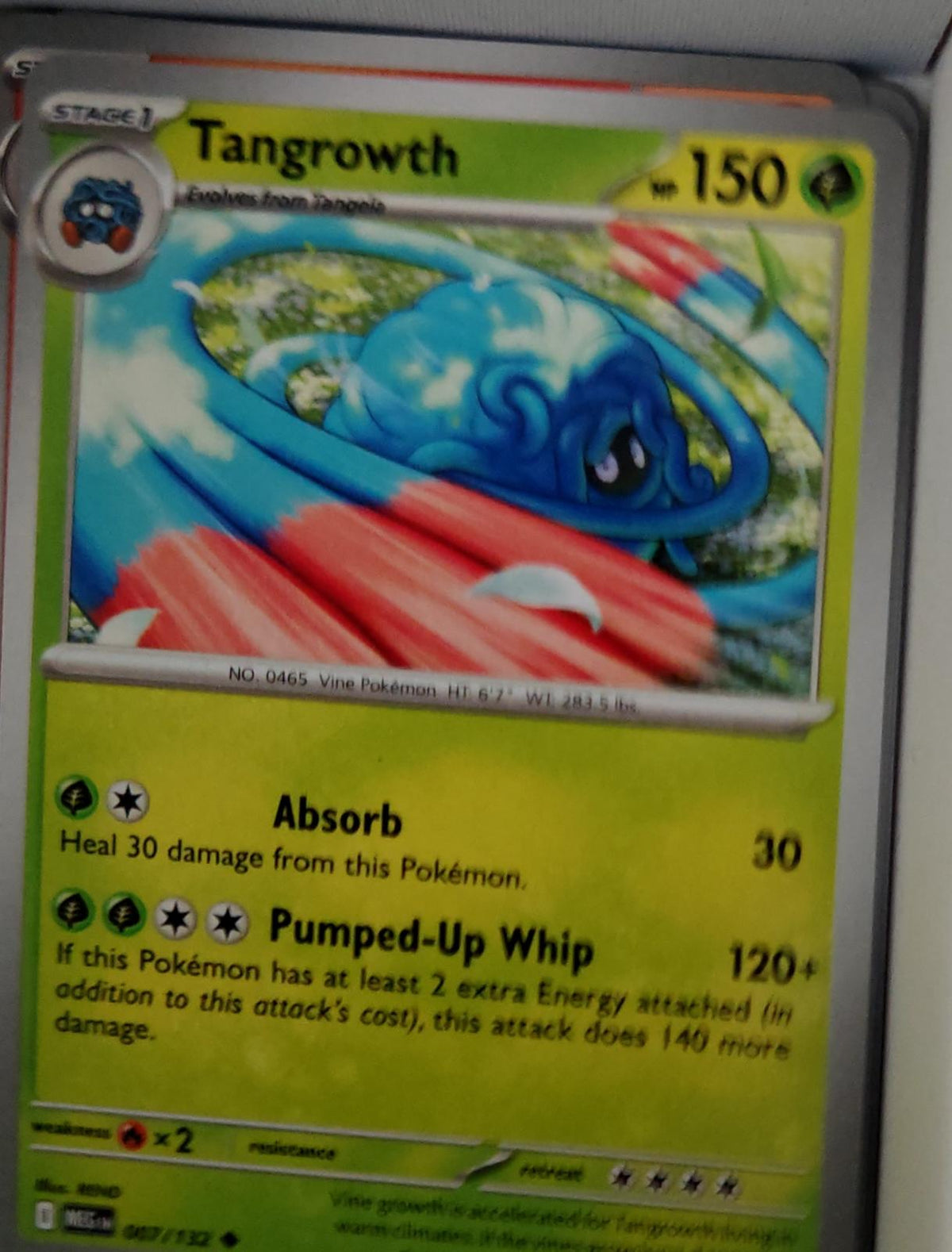 Tangrowth - 007/132 - - MEGA EVOLUTION - Pokemon - Uncommon | AA45-8