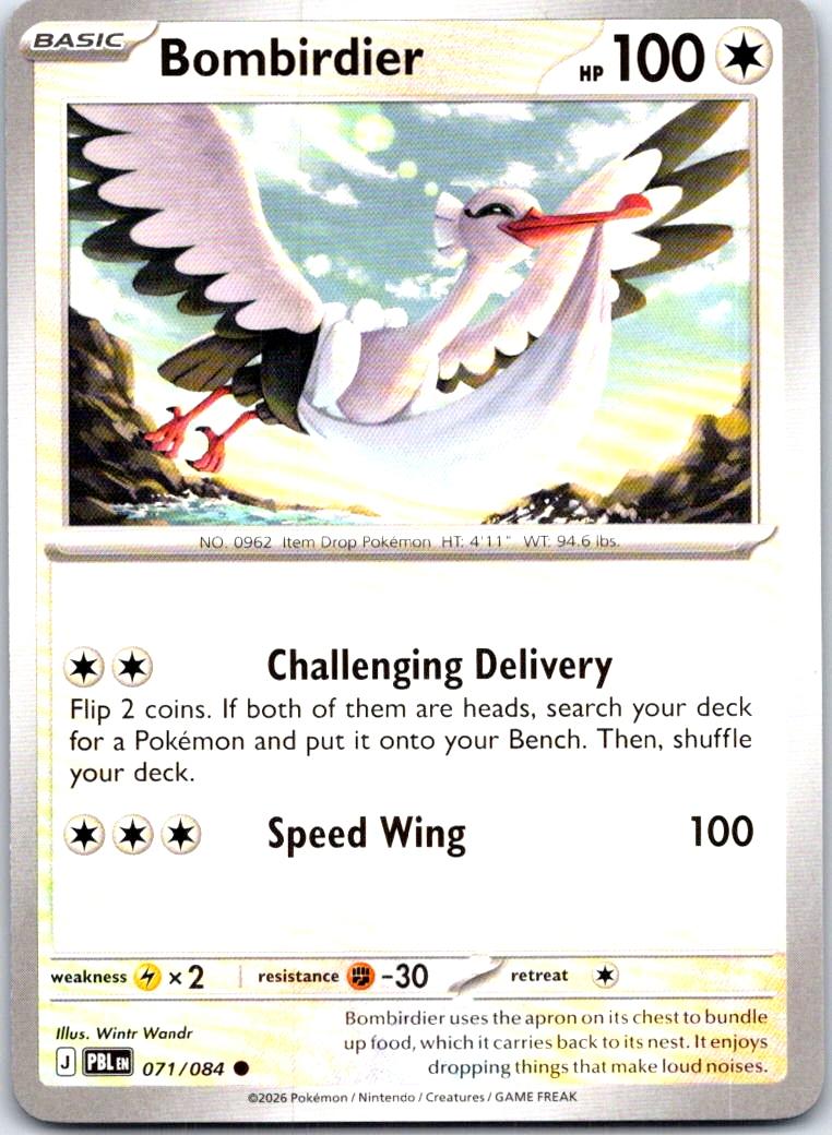 Bombirdier - 071/084 - - PITCH BLACK - Pokemon - Common | AB59-46