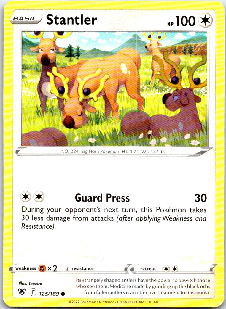 Stantler - 125/189 - - ASTRAL RADIANCE - Pokemon - Common | AB60-25