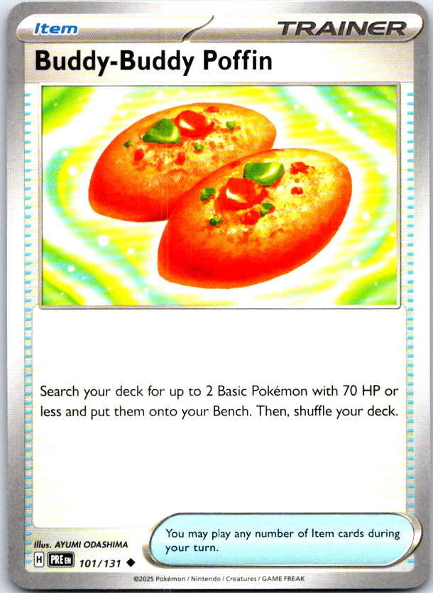 Buddy-Buddy Poffin - 101/131 - - PRISMATIC EVOLUTIONS - Pokemon - | AC23-34