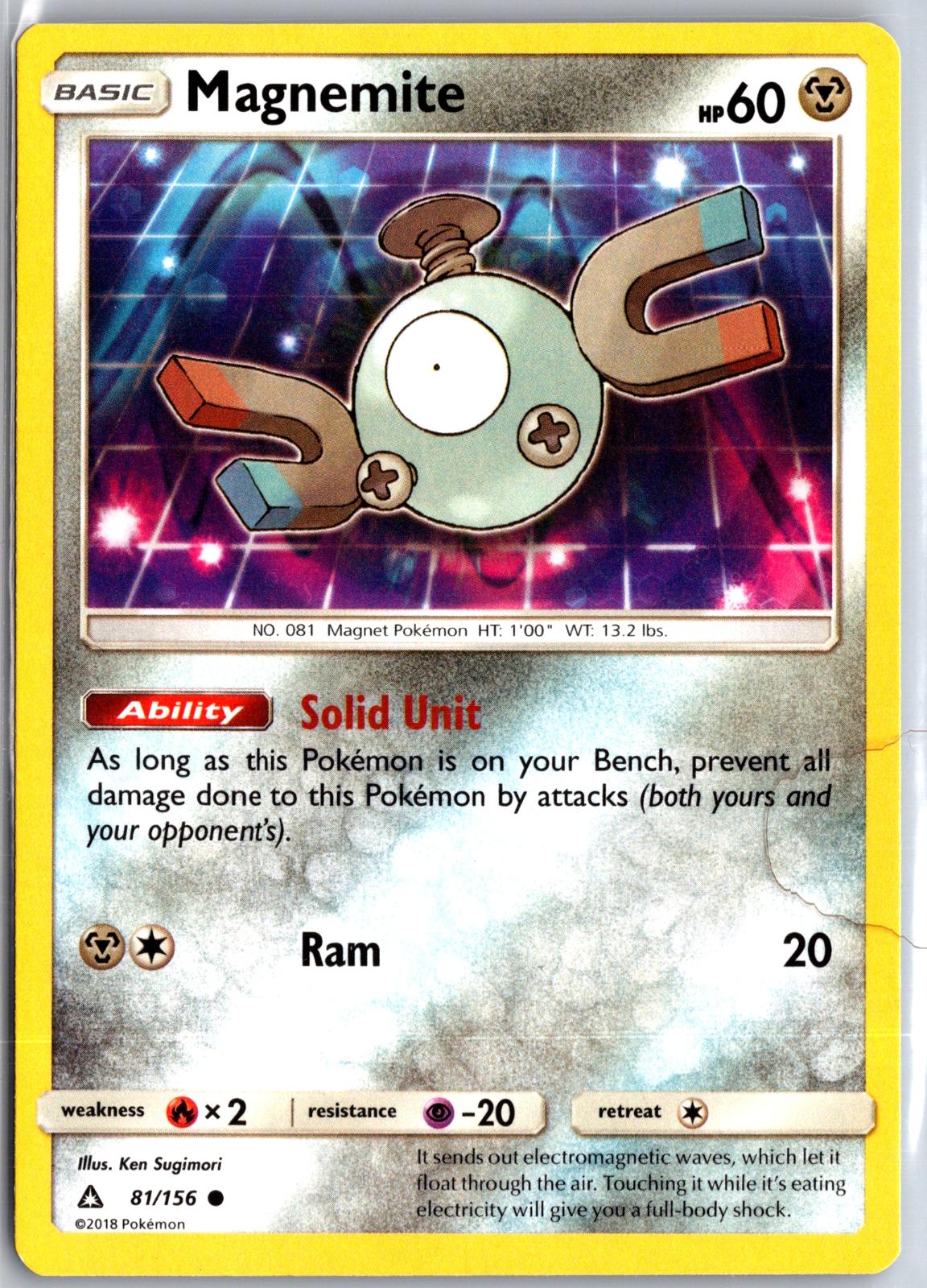 Magnemite - 81/156 - - ULTRA PRISM - Pokemon - Common | AA113-6