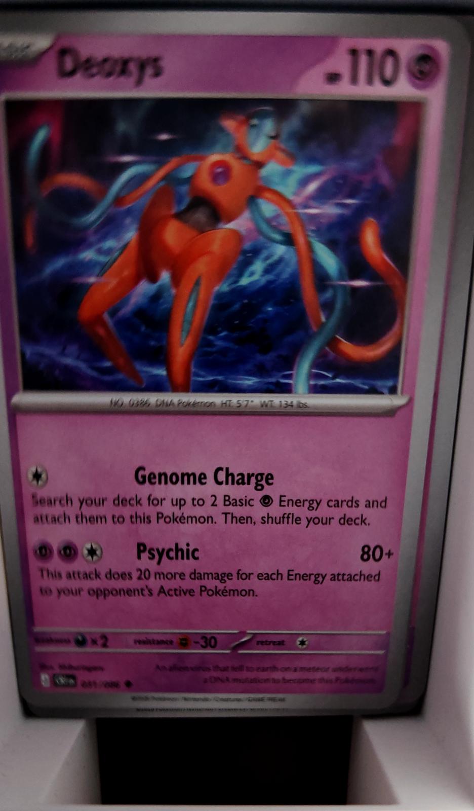 Deoxys - 031/086 - - CHAOS RISING - Pokemon - Uncommon | AA43-37