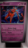 Deoxys - 031/086 - - CHAOS RISING - Pokemon - Uncommon | AA43-37