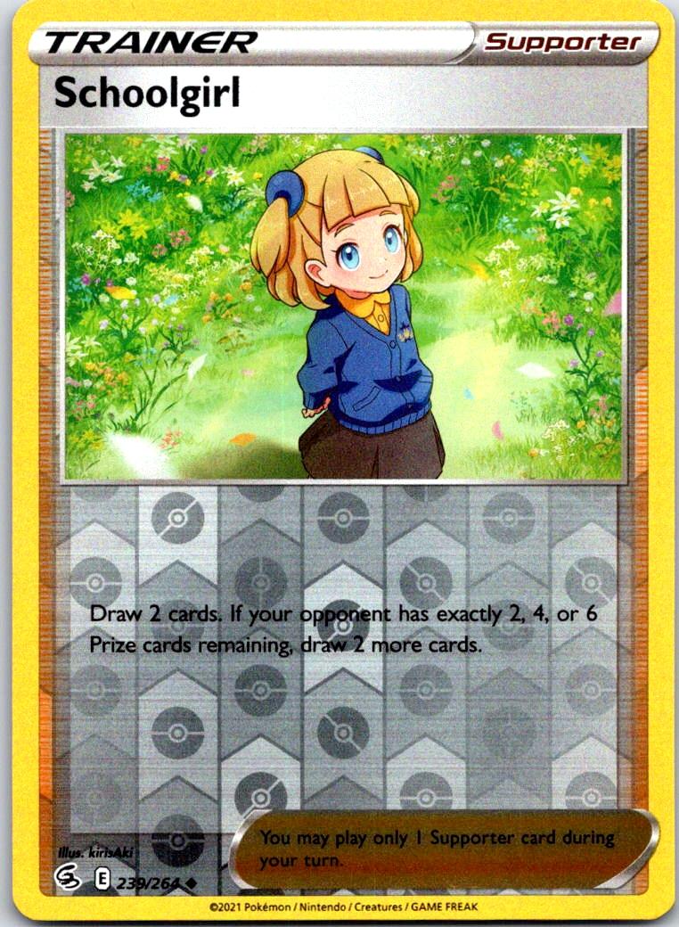 Schoolgirl - 239/264 - Reverse Holo - FUSION STRIKE - Pokemon - | AB14-9