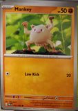 Mankey - 042/084 - - PITCH BLACK - Pokemon - Common | AA38-16