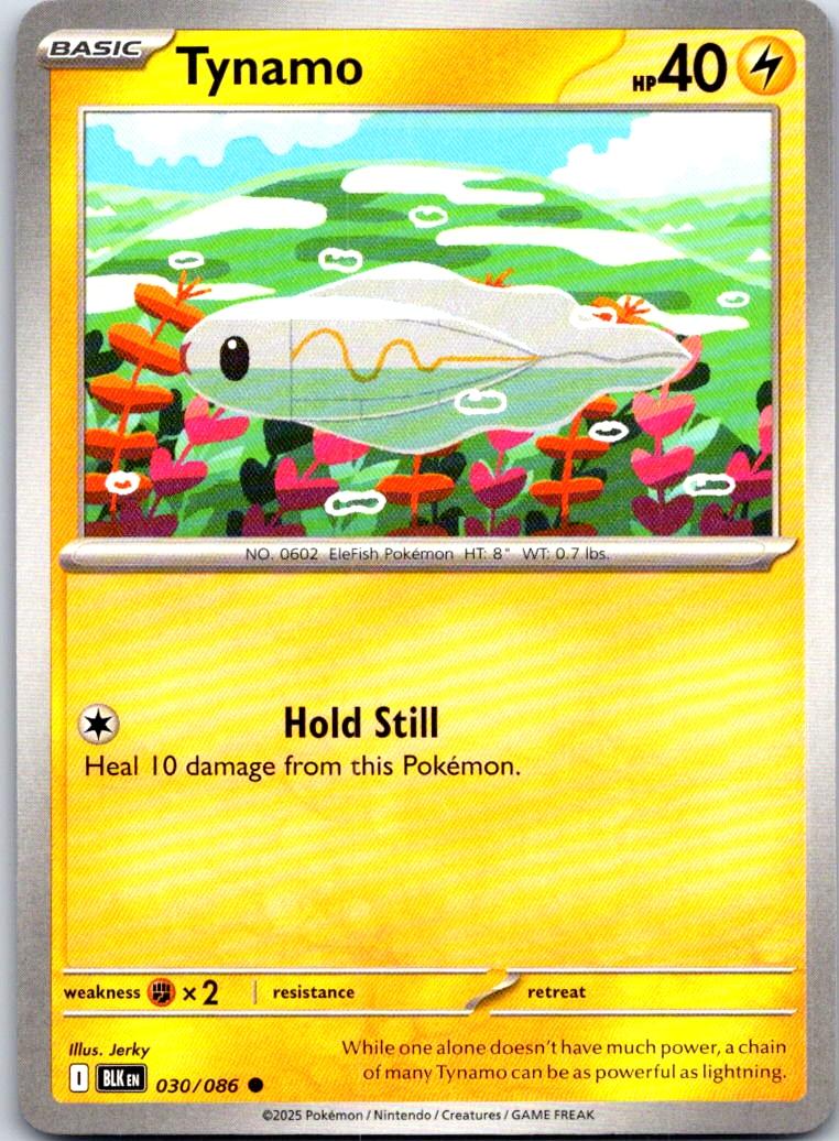 Tynamo - 030/086 - - BLACK BOLT - Pokemon - Common | AA112-4