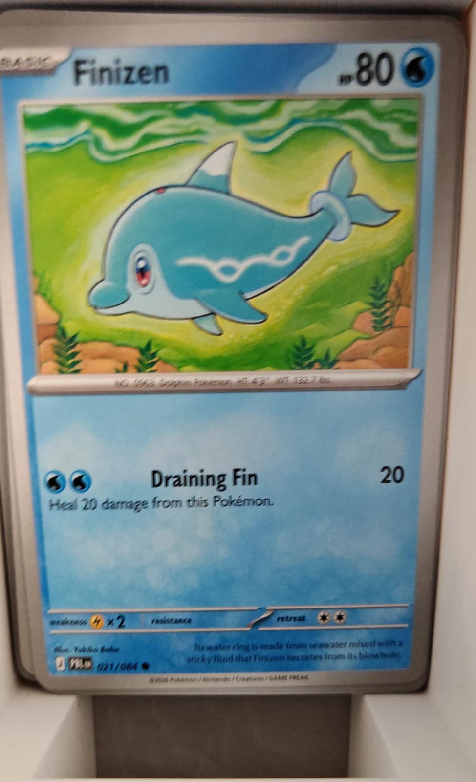Finizen - 021/084 - - PITCH BLACK - Pokemon - Common | AA38-47