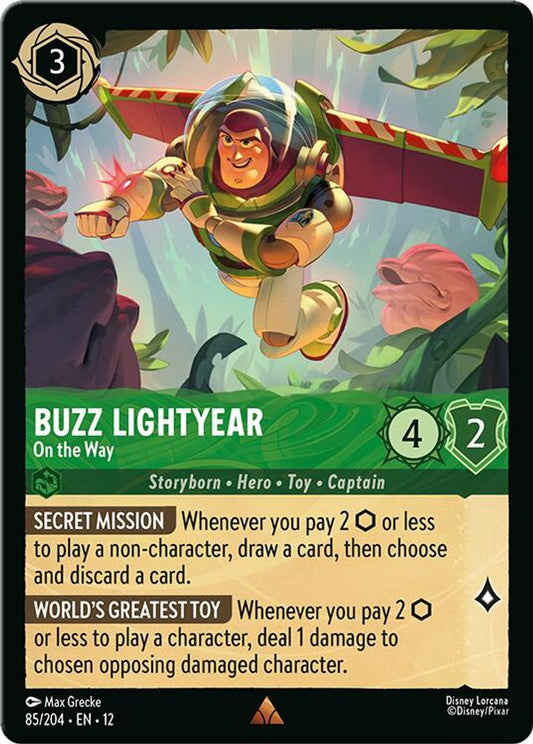 Buzz Lightyear - On the Way - 85/204 - - WILDS UNKNOWN - Lorcana - | LAA03-6