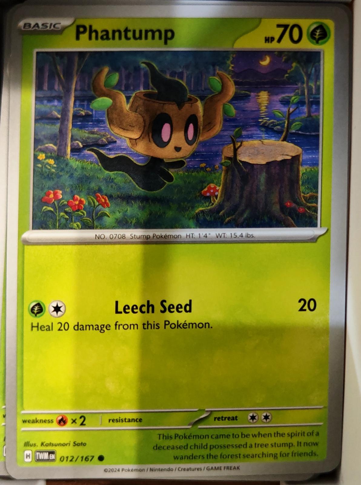 Phantump - 012/167 - - TWILIGHT MASQUERADE - Pokemon - Common | AA76-28