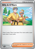Billy & O'Nare - 142/159 - Reverse Holo - JOURNEY TOGETHER - Pokemon - | AA20-56