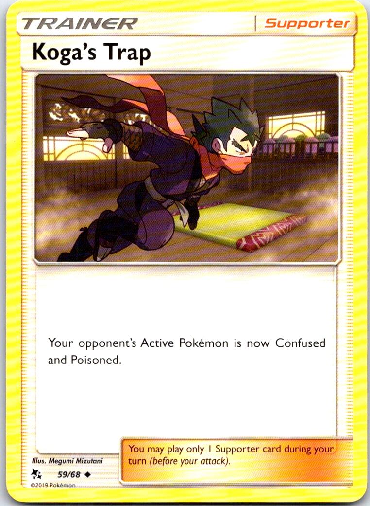 Koga's Trap - 59/68 - - HIDDEN FATES - Pokemon - Uncommon | AB23-11