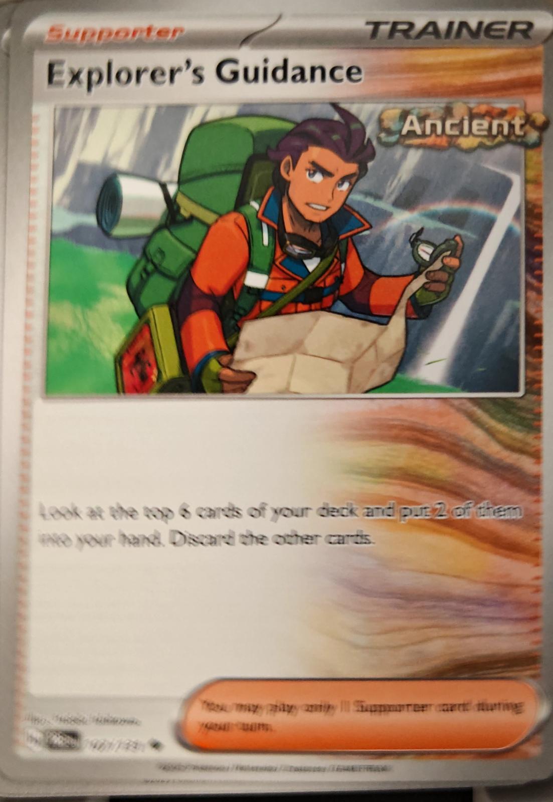 Explorer's Guidance - 107/131 - - PRISMATIC EVOLUTIONS - Pokemon - | AA27-58
