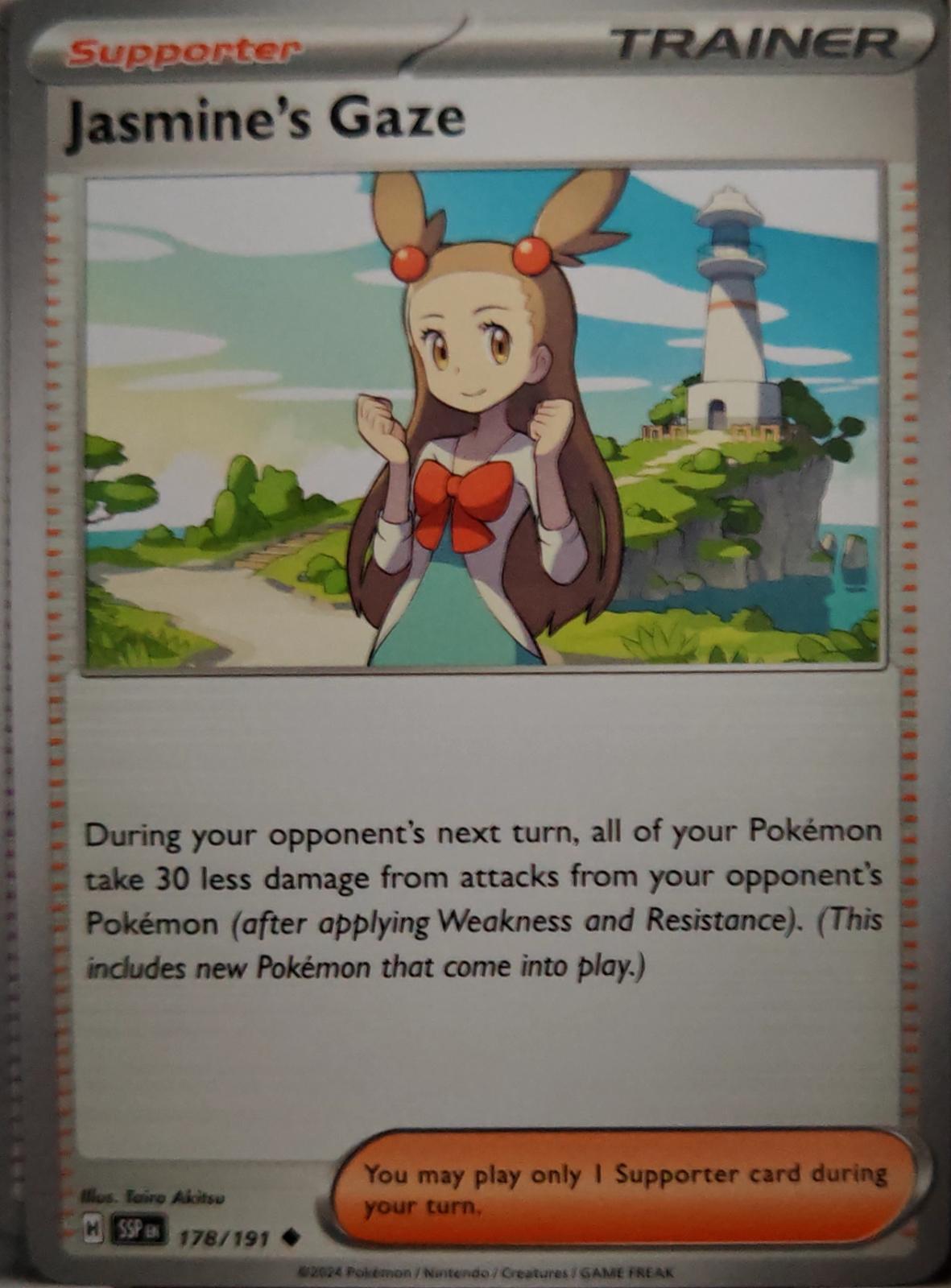 Jasmine's Gaze - 178/191 - - SURGING SPARKS - Pokemon - Uncommon | AA41-61