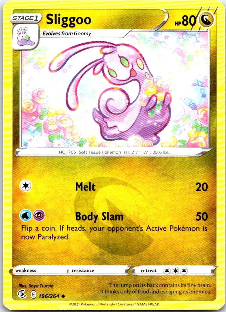 Sliggoo - 196/264 - - FUSION STRIKE - Pokemon - Uncommon | AB50-16