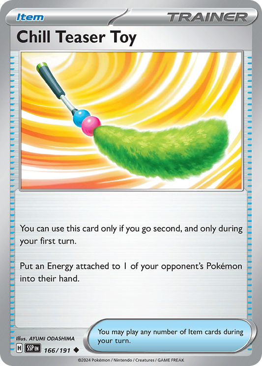 Chill Teaser Toy - 166/191 - - SURGING SPARKS - Pokemon - Uncommon | AA41-70