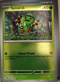Spinarak - 001/088 - Reverse Holo - PERFECT ORDER - Pokemon - Common | AA04-41