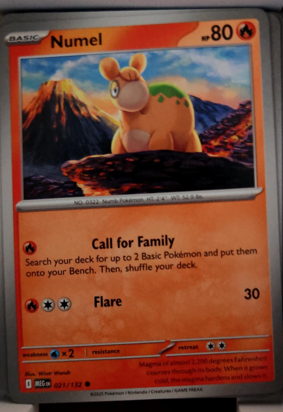 Numel - 021/132 - - MEGA EVOLUTION - Pokemon - Common | AA45-16
