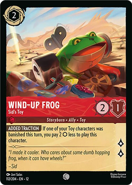 Wind-Up Frog - Sid's Toy - 112/204 - - WILDS UNKNOWN - Lorcana - | LAA03-1