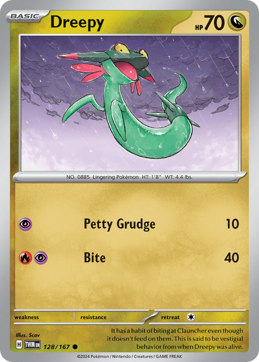 Dreepy - 128/167 - - TWILIGHT MASQUERADE - Pokemon - Common | AA87-21