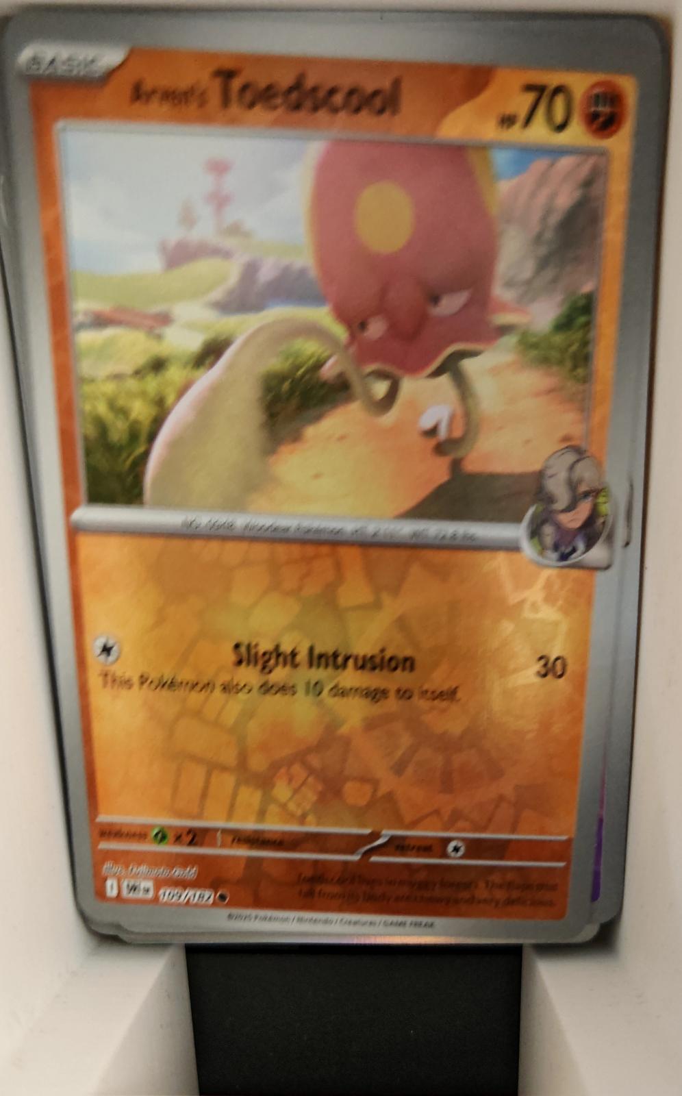 Arven's Toedscool - 109/182 - Reverse Holo - DESTINED RIVALS - Pokemon - | AA24-33
