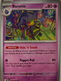 Banette - 034/084 - - PITCH BLACK - Pokemon - Uncommon | AA28-9