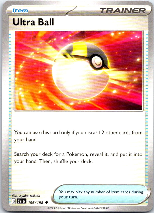 Ultra Ball - 196/198 - - SCARLET & VIOLET - Pokemon - Uncommon | AC24-56