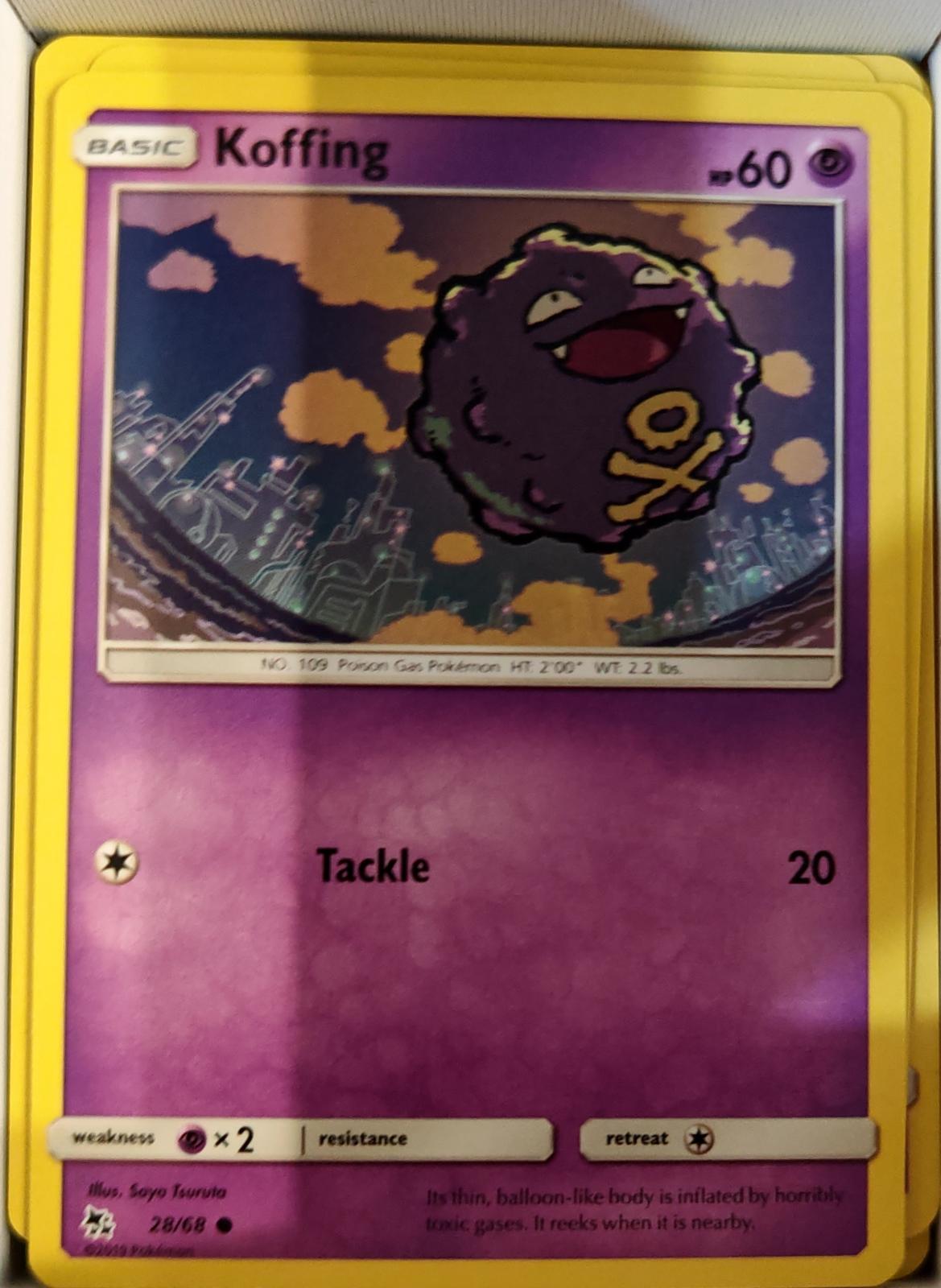 Koffing - 28/68 - - HIDDEN FATES - Pokemon - Common | AA68-23