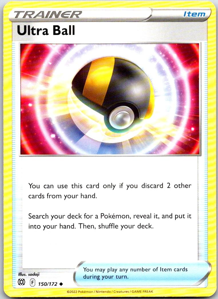 Ultra Ball - 150/172 - - BRILLIANT STARS - Pokemon - Uncommon | AB13-18