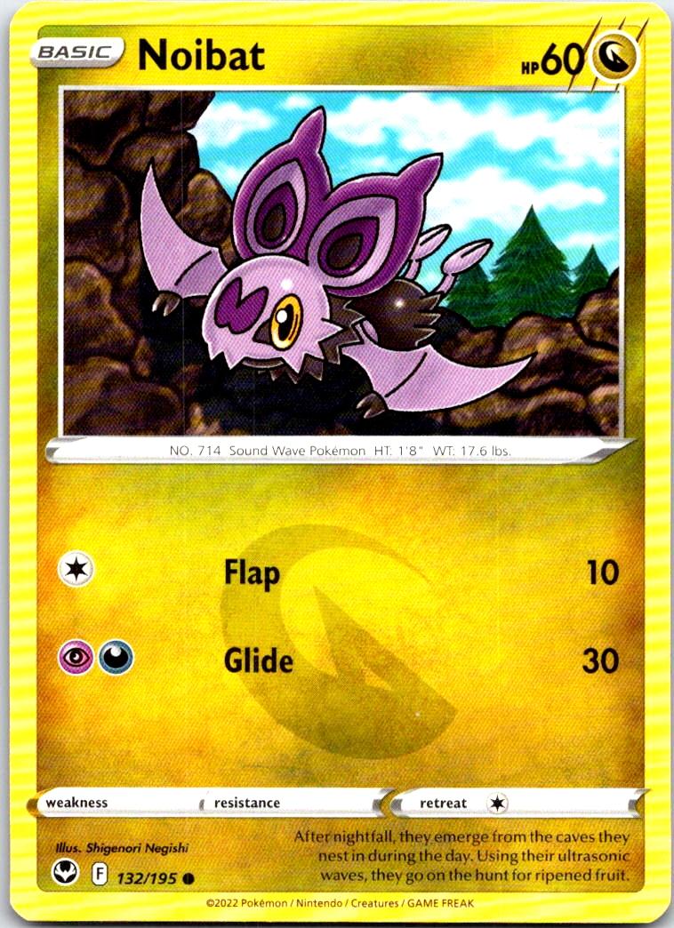 Noibat - 132/195 - - SILVER TEMPEST - Pokemon - Common | AB29-4