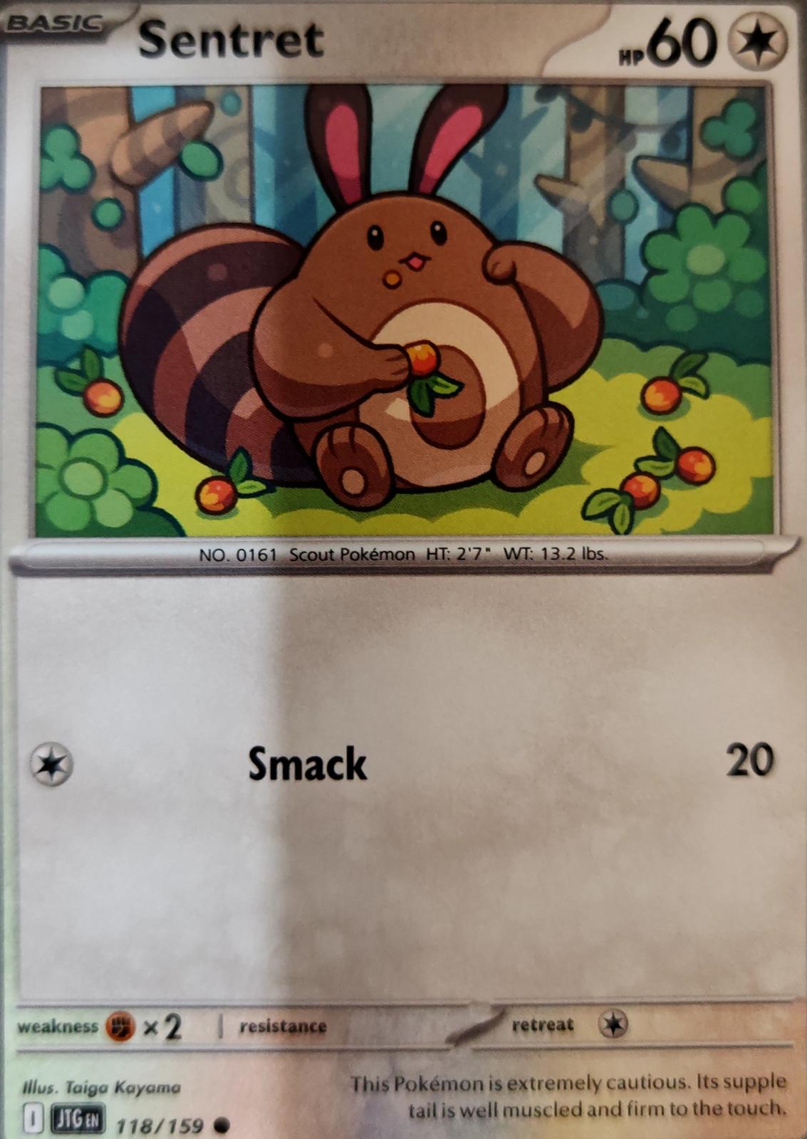 Sentret - 118/159 - - JOURNEY TOGETHER - Pokemon - Common | AA07-76