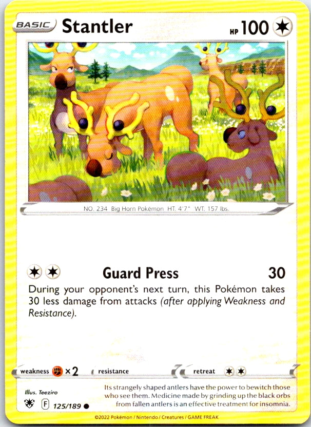 Stantler - 125/189 - - ASTRAL RADIANCE - Pokemon - Common | AC08-5