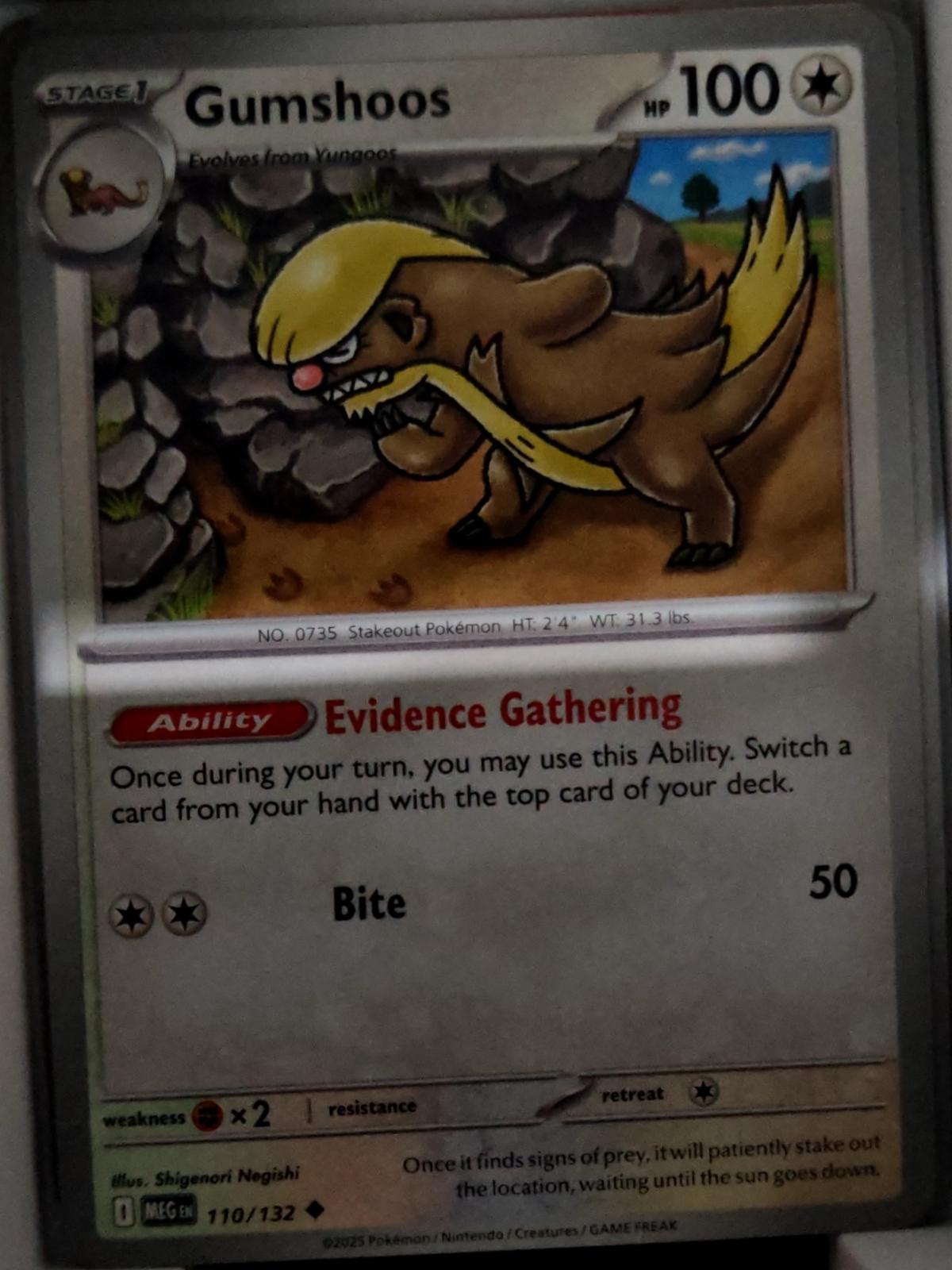 Gumshoos - 110/132 - - MEGA EVOLUTION - Pokemon - Uncommon | AA50-10