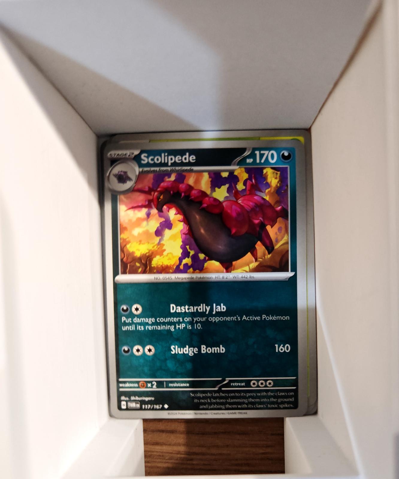 Scolipede - 117/167 - - TWILIGHT MASQUERADE - Pokemon - Uncommon | AA76-13