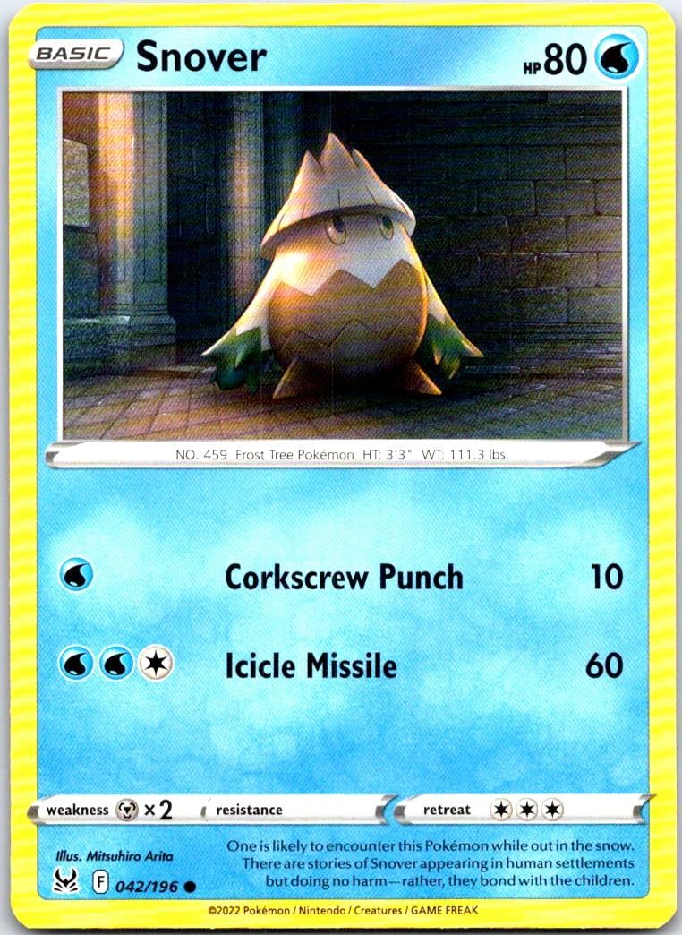 Snover - 042/196 - - LOST ORIGIN - Pokemon - Common | AB50-44