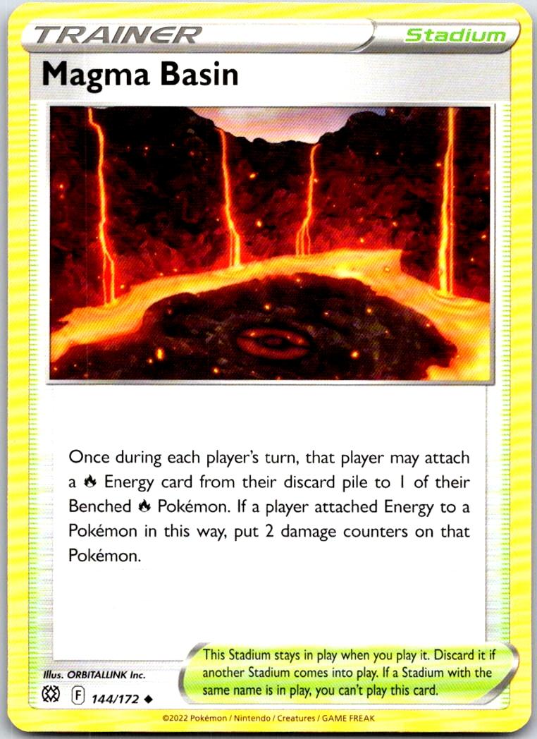 Magma Basin - 144/172 - - BRILLIANT STARS - Pokemon - Uncommon | AB13-33