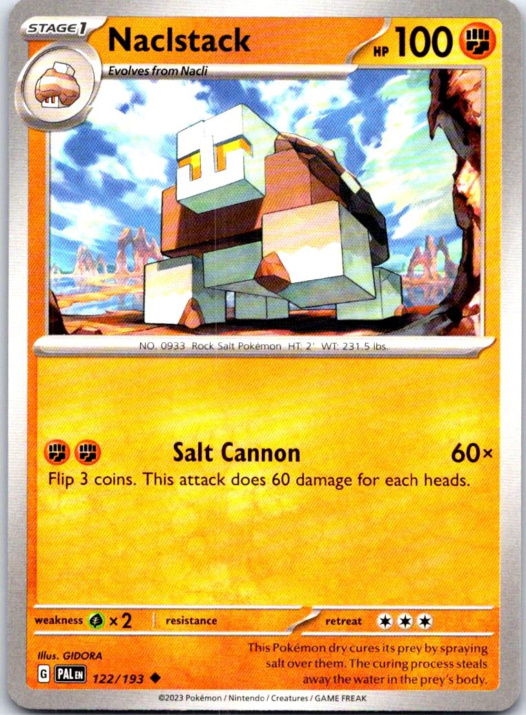Naclstack - 122/193 - - PALDEA EVOLVED - Pokemon - Uncommon | AB69-9