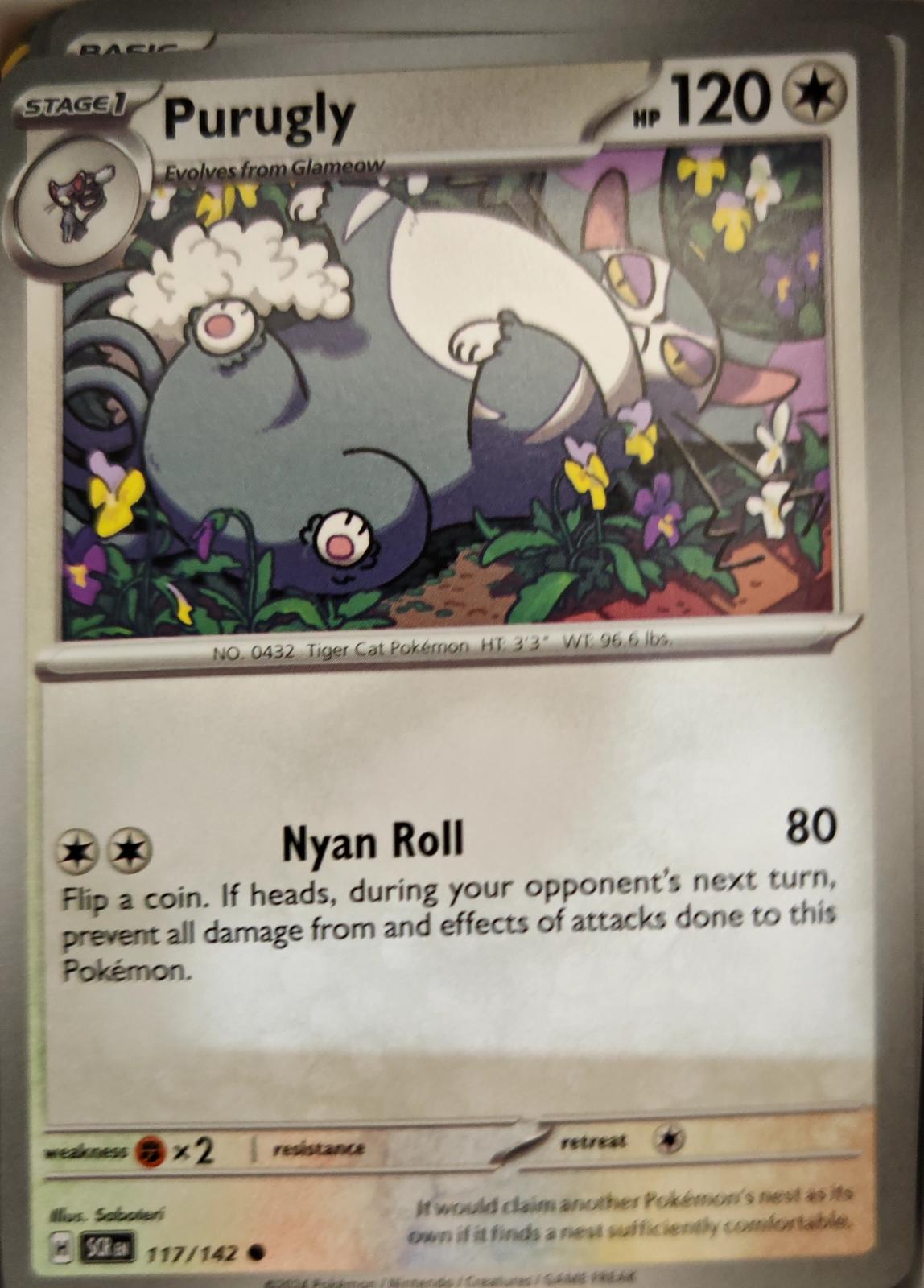 Purugly - 117/142 - - STELLAR CROWN - Pokemon - Common | AA06-97