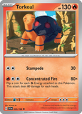 Torkoal - 035/198 - Reverse Holo - SCARLET & VIOLET - Pokemon - | AA49-34