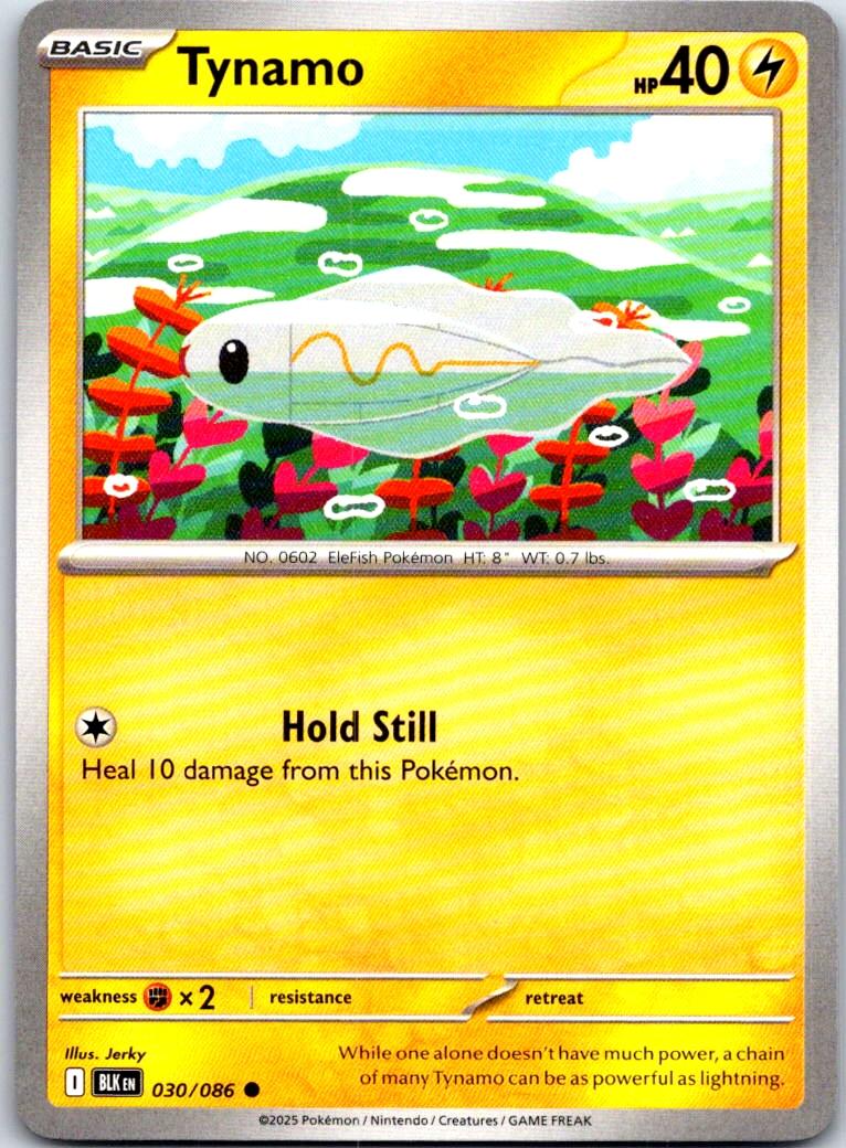 Tynamo - 030/086 - - BLACK BOLT - Pokemon - Common | AA112-12